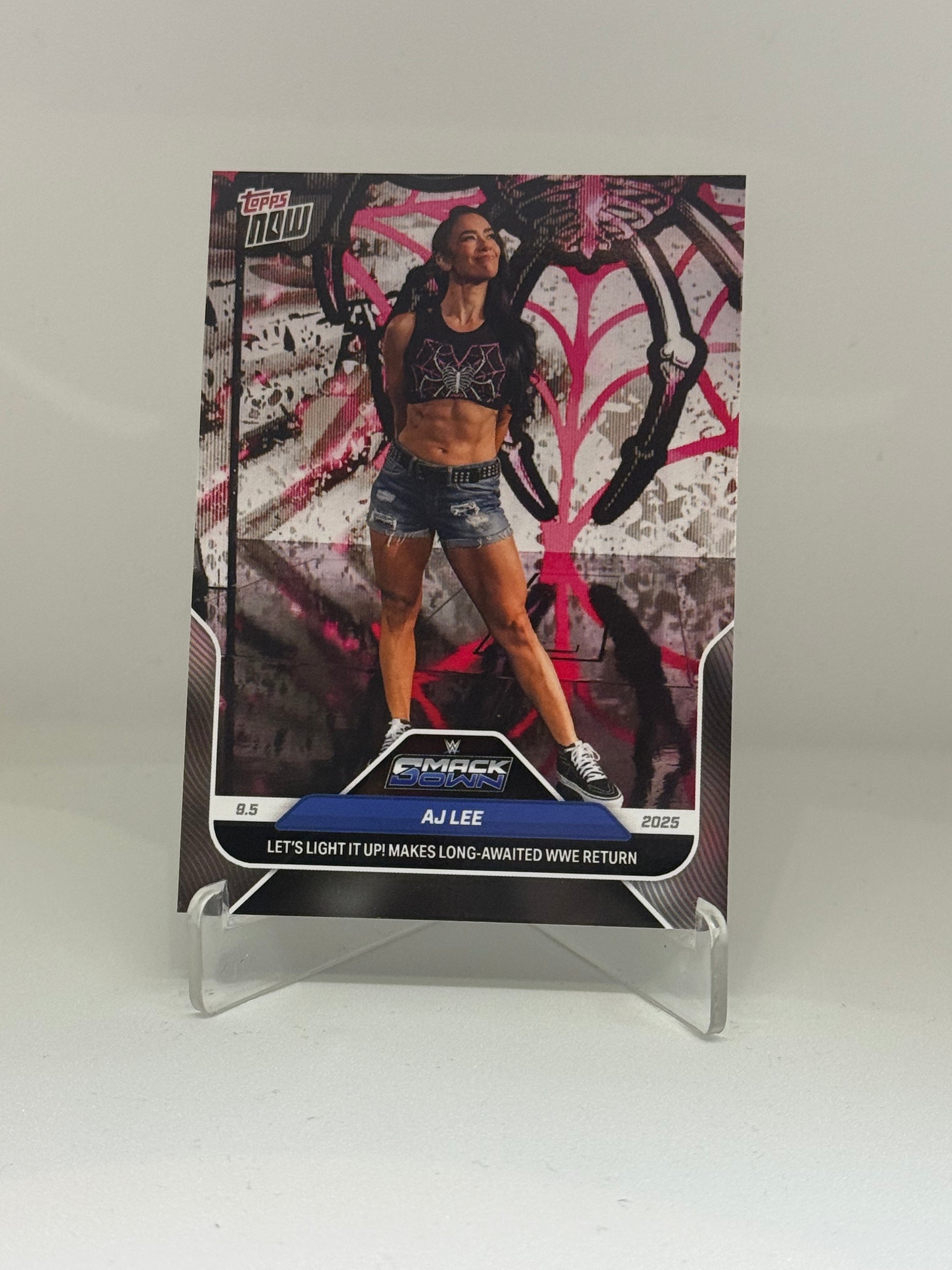 AJ LEE - TOPPS NOW  - WWE