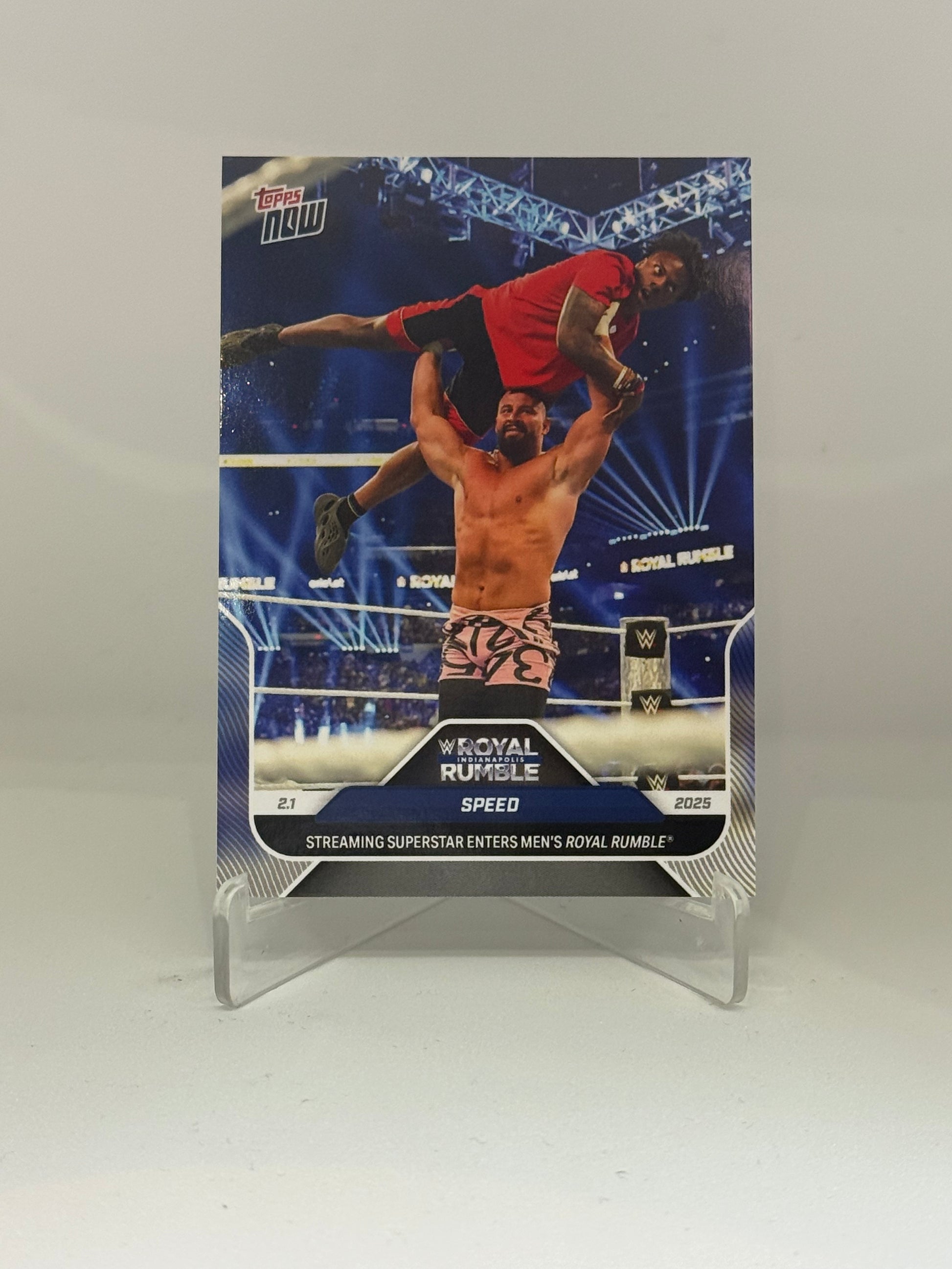 SPEED X BRON BREAKER  - TOPPS NOW  - WWE