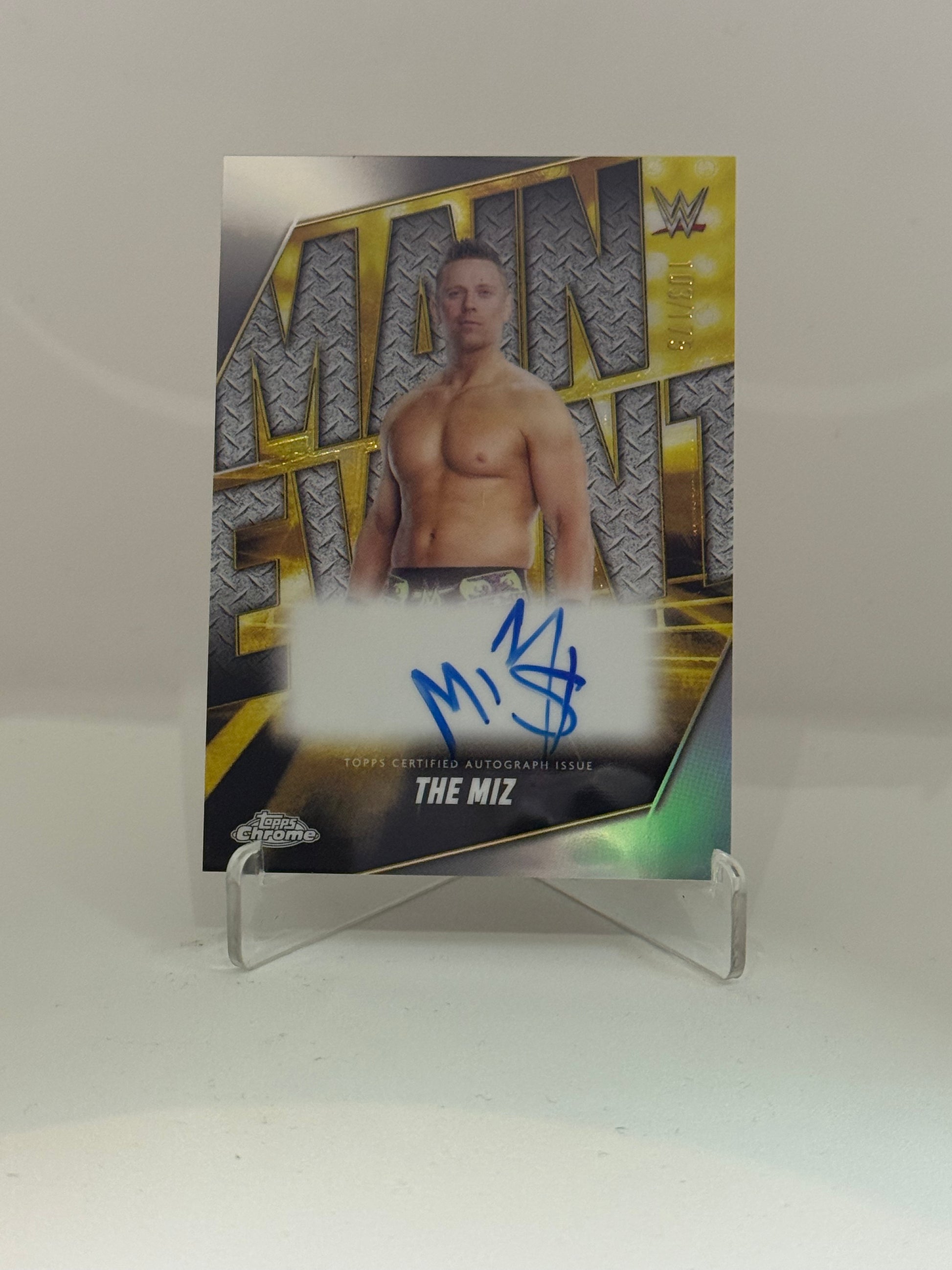 THE MIZ - TOPPS CHROME 2025 - AUTO 103/175 - WWE
