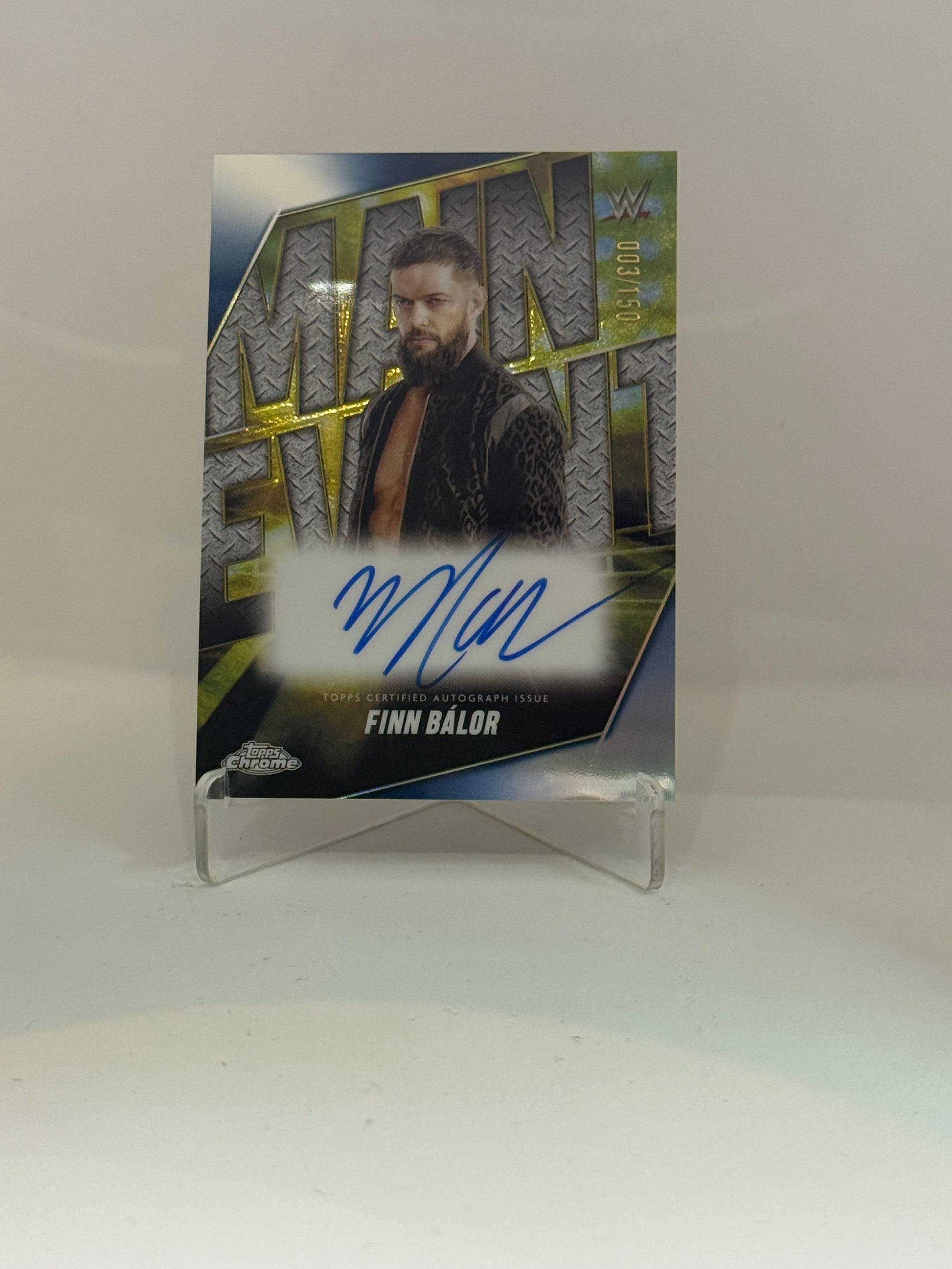 FINN BALOR - TOPPS CHROME 2025 - AUTO 003/150 - WWE