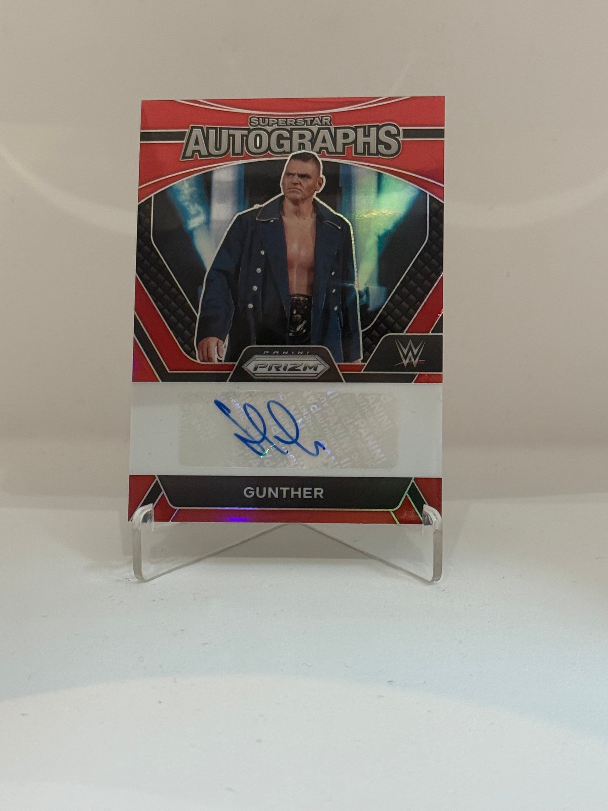 GUNTHER - PANINI PRIZM - AUTO 79/99 - WWE