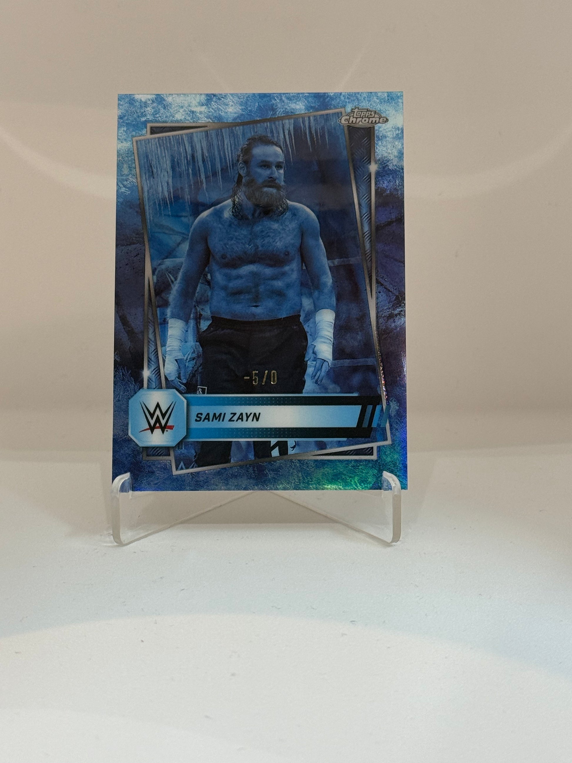 SAMI ZAYN - TOPPS CHROME 2025 - -5/0 - WWE