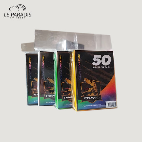 Sleeves Tyranobox x50 couleurs à sélectionner