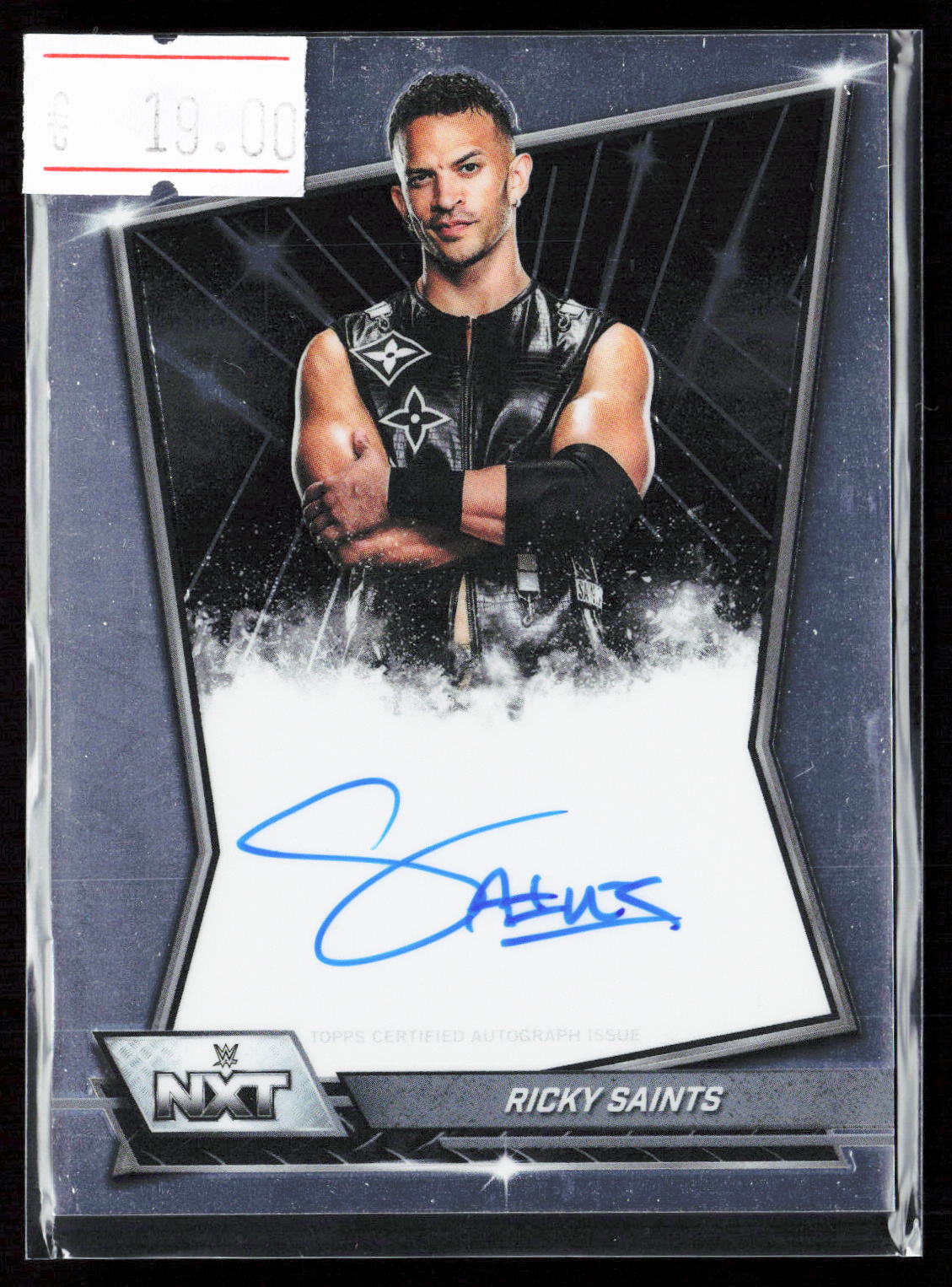 RICKY SAINTS - AUTO - 2026 TOPPS CHROME WWE