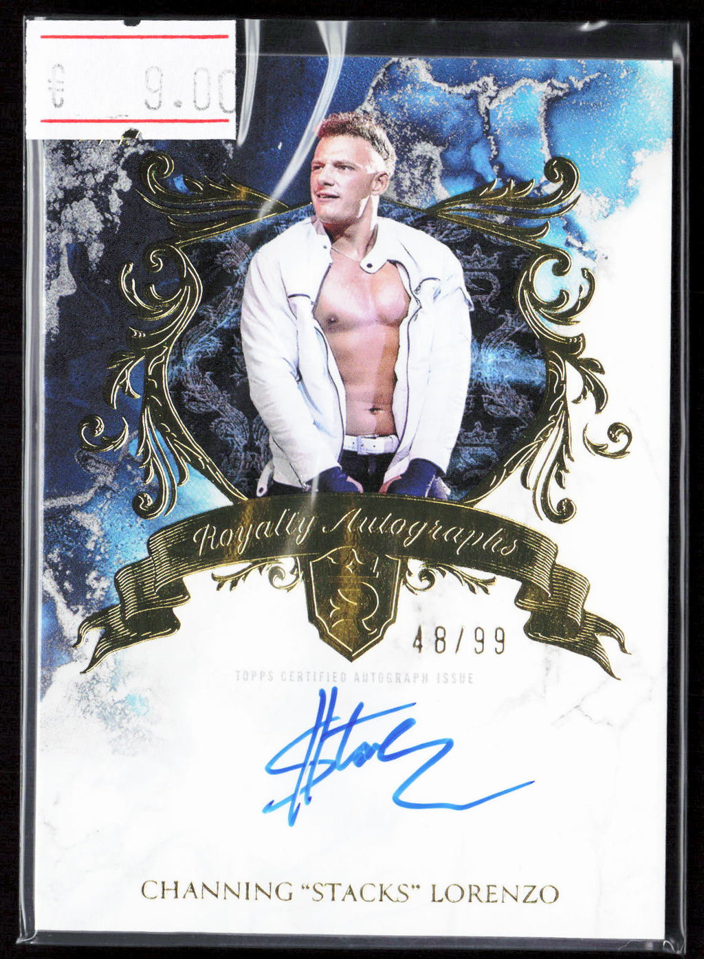 CHANNING " STACKS " LORENZO - AUTO /99 - 2025 TOPPS ROYALTY WWE