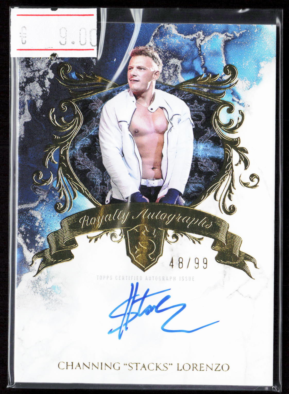 CHANNING " STACKS " LORENZO - AUTO /99 - 2025 TOPPS ROYALTY WWE