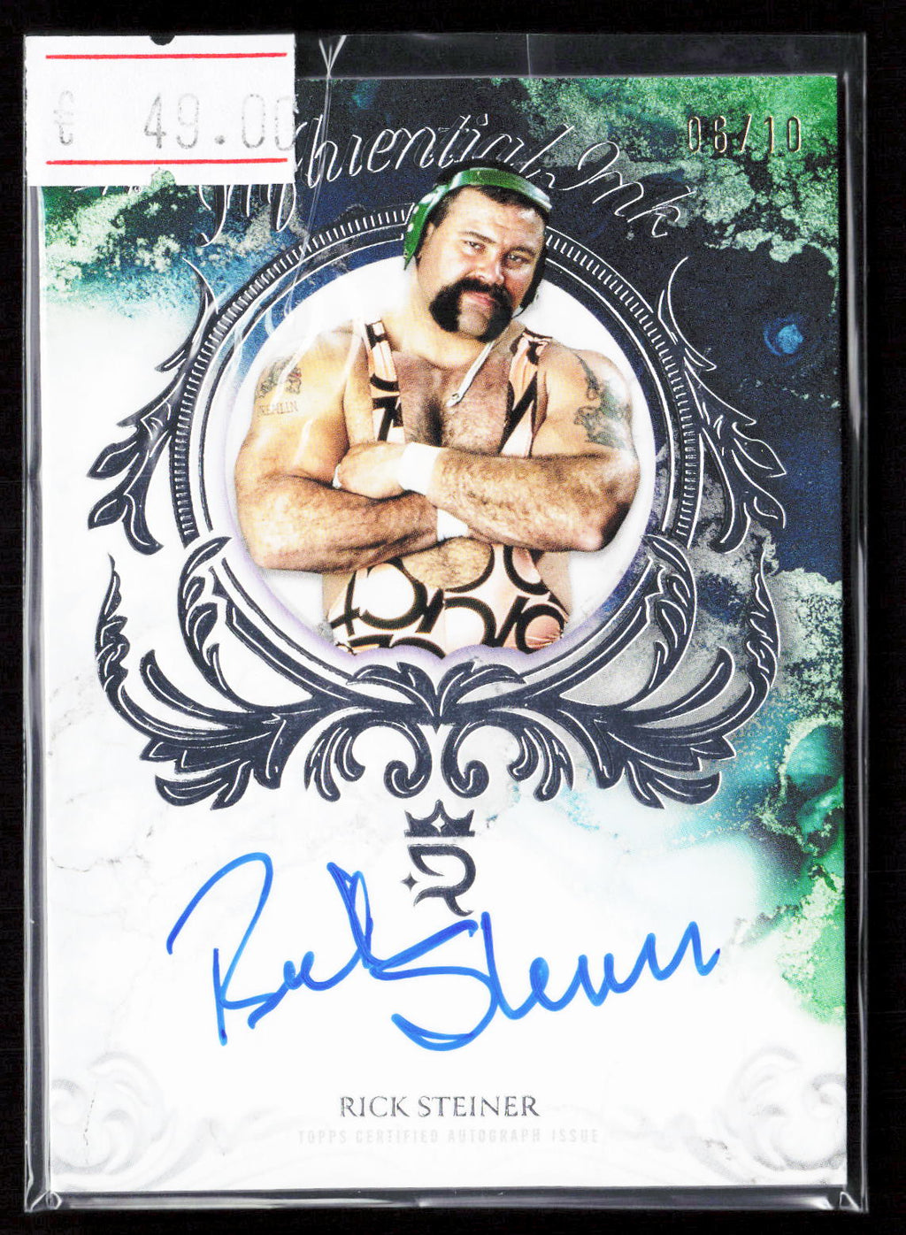 RICK STEINER - AUTO /10 - 2025 TOPPS ROYALTY WWE