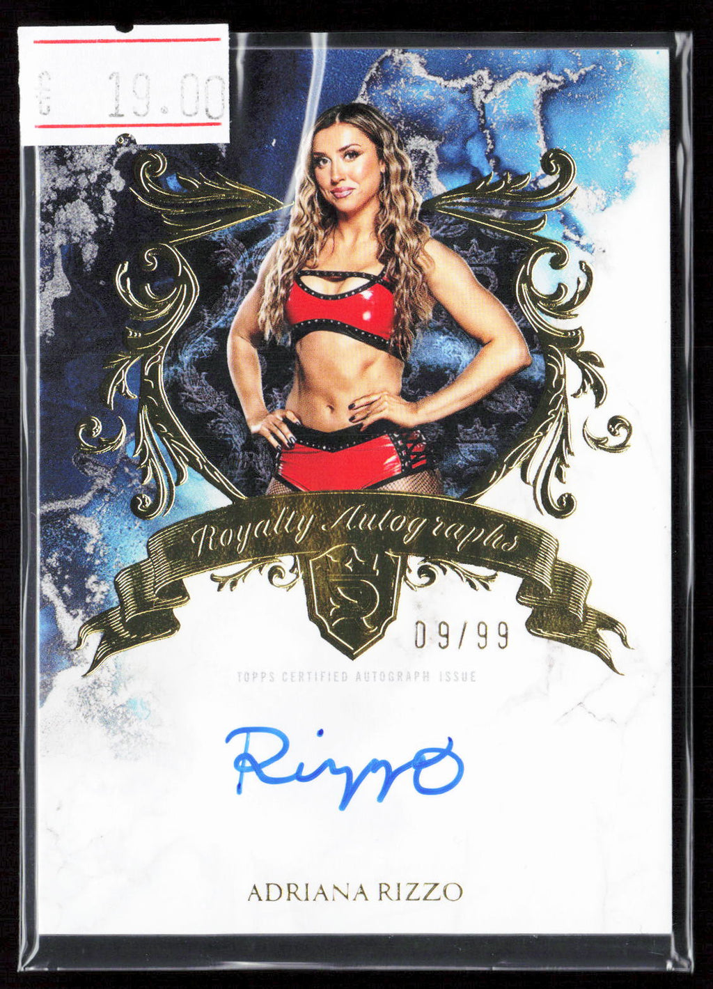 ADRIANNA RIZZO - AUTO /99 - 2025 TOPPS ROYALTY WWE