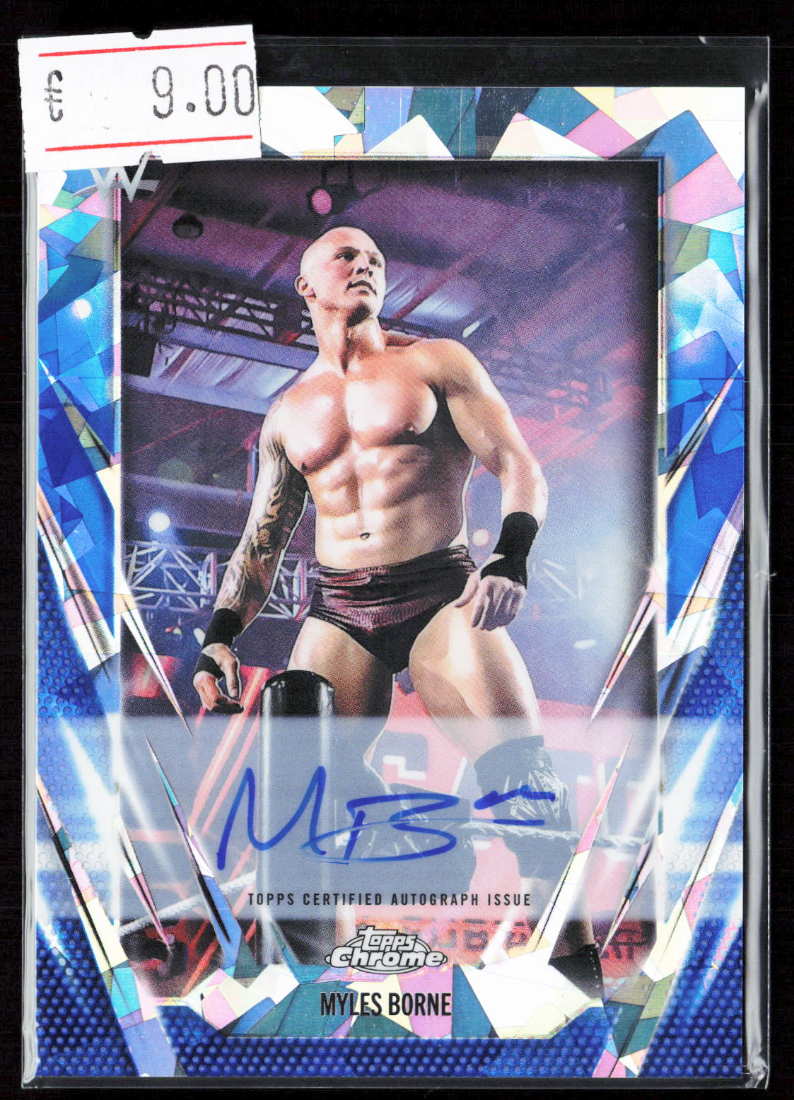 MYLES BORNE - AUTO - 2026 TOPPS CHROME SAPPHIRE WWE