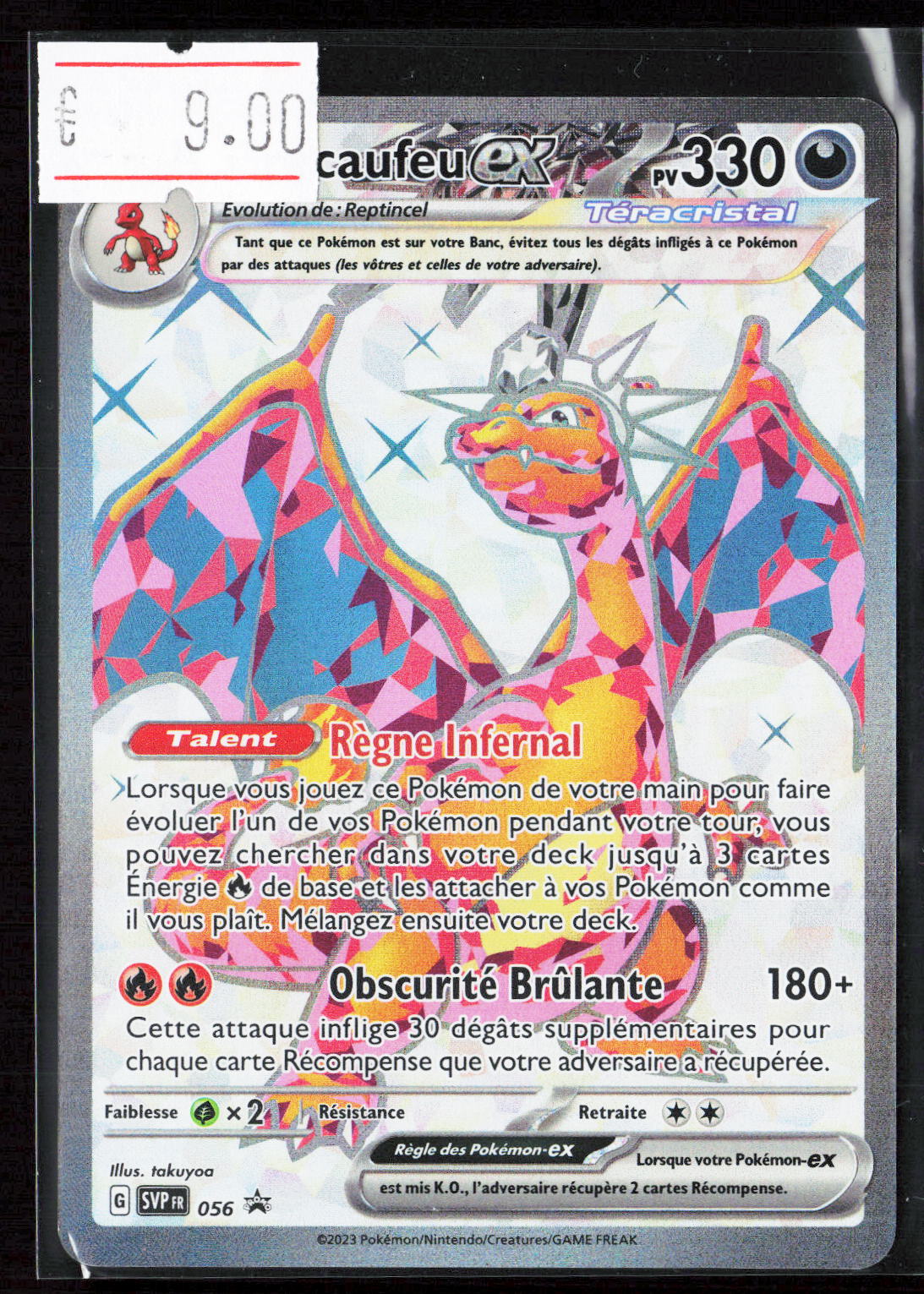 DRACAUFEU EX - PROMO 056 - POKEMON FR
