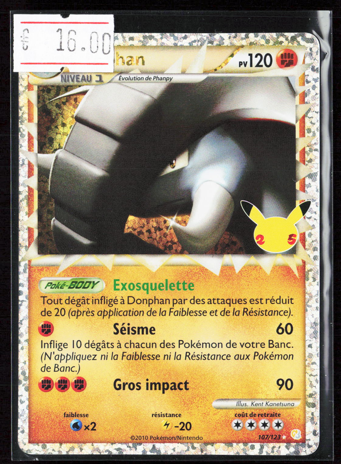 DONPHAN - CELEBRATION  107/123 - POKEMON FR