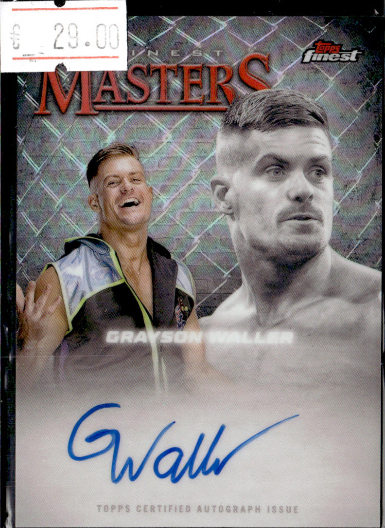 GRAYSON WALLER - AUTO  - 2025 TOPPS FINEST WWE
