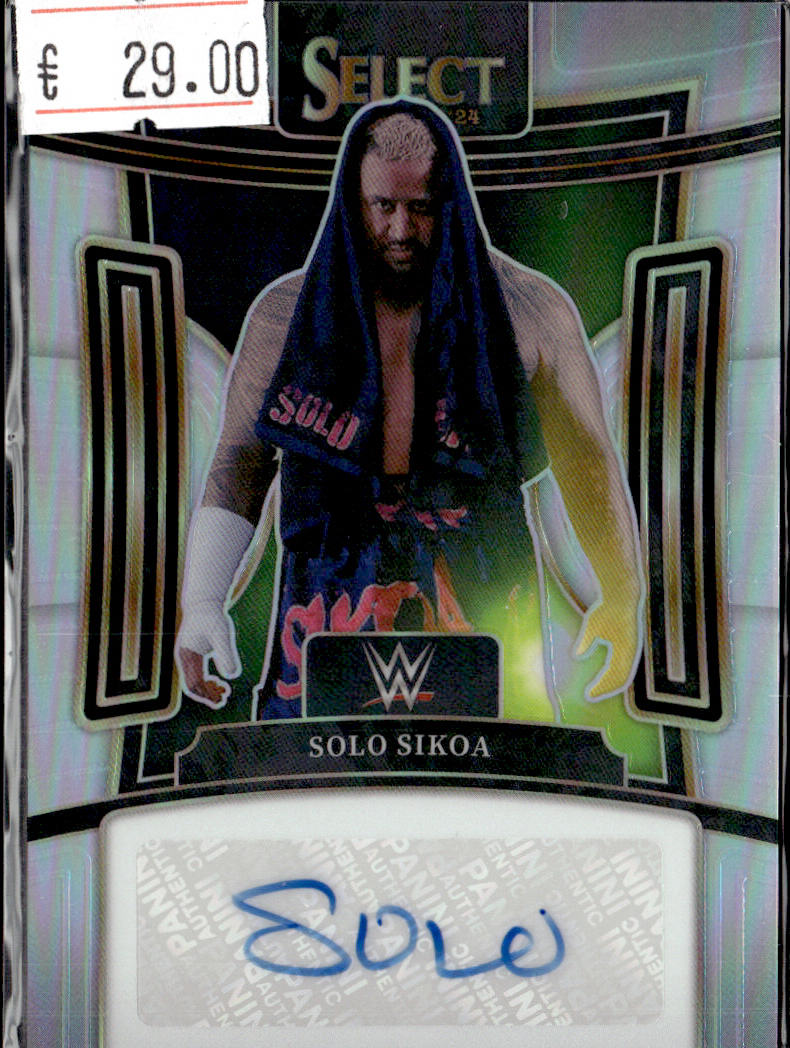 SOLO SIKOA - AUTO - 2024 PANINI SELECT WWE