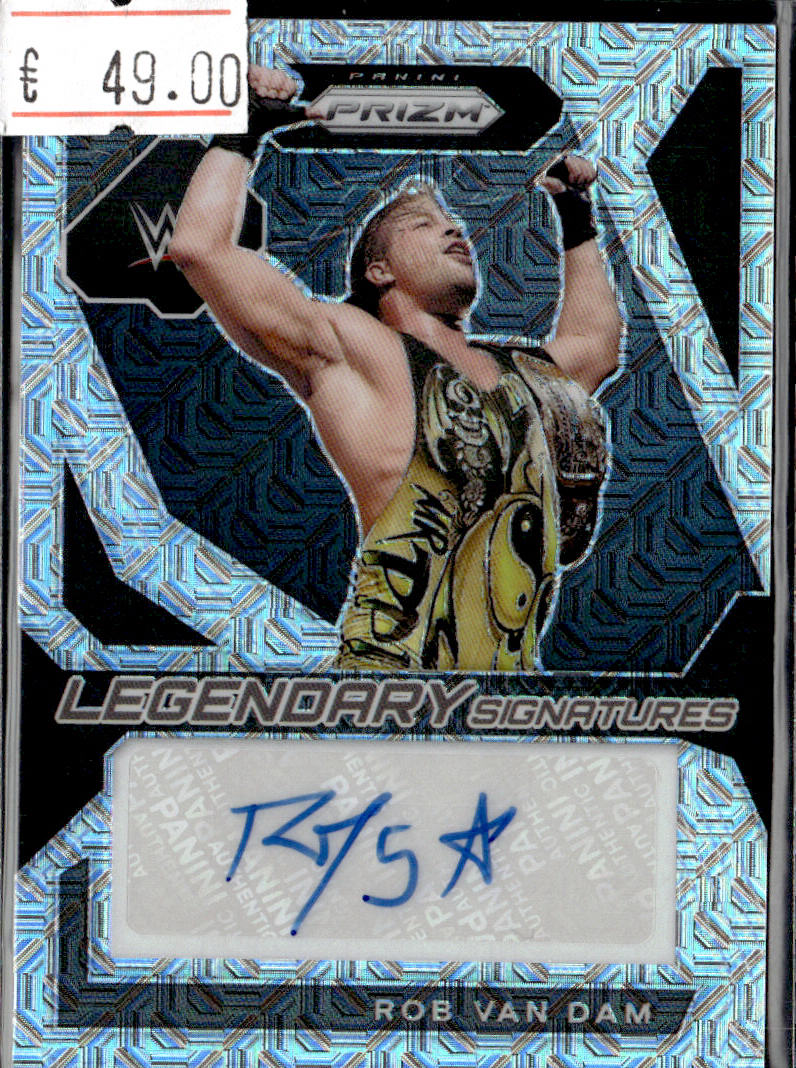 ROB VAN DAM  - AUTO /25 - 2024 PANINI PRIZM WWE