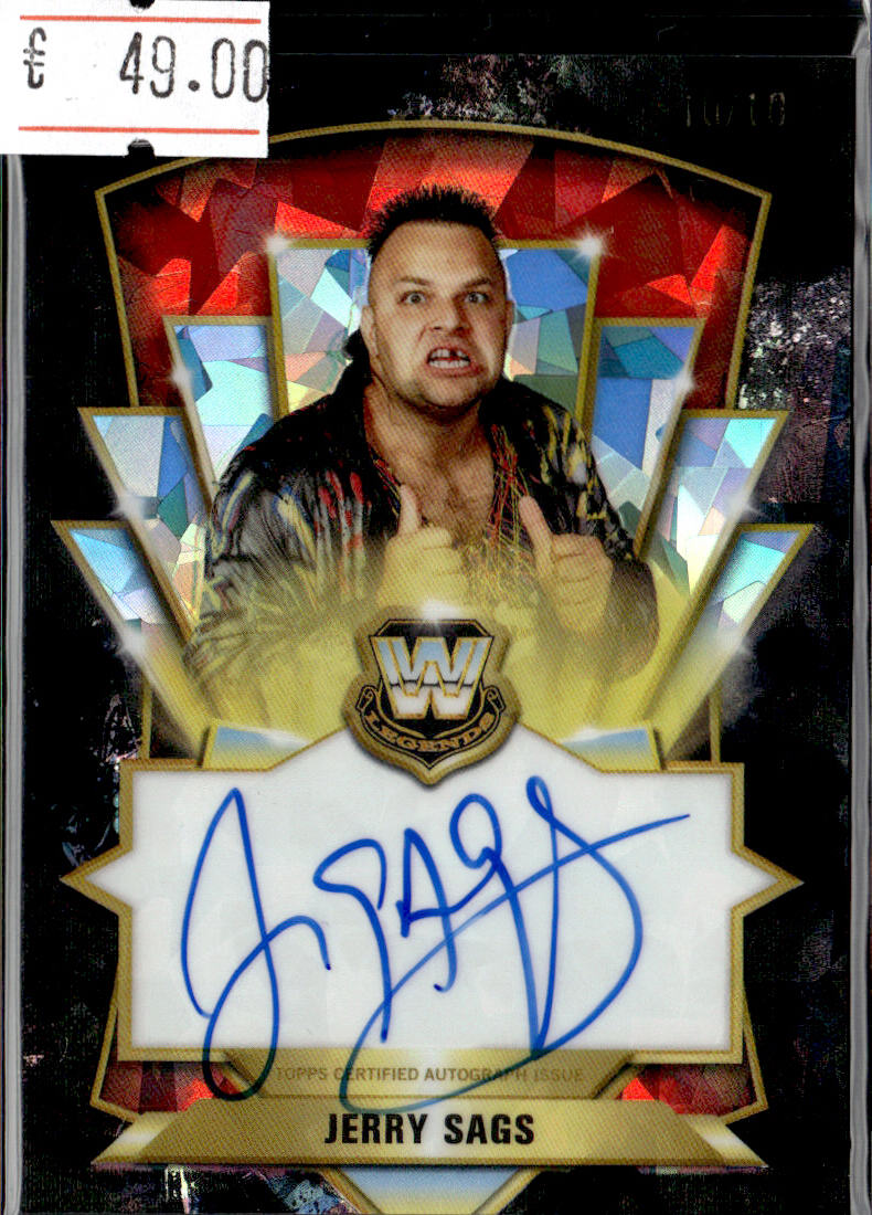 JERRY SAGS - AUTO /10 - 2026 TOPPS CHROME SAPPHIRE WWE
