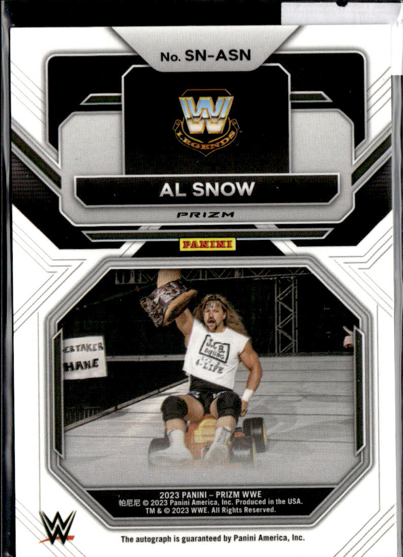 AL SNOW - AUTO - 2023 PANINI PRIZM WWE