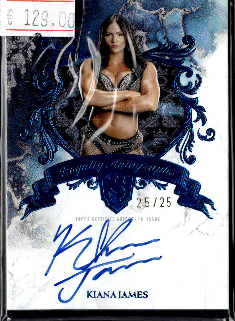 KIANA JAMES - AUTO /25 - 2025 TOPPS ROYALTY WWE