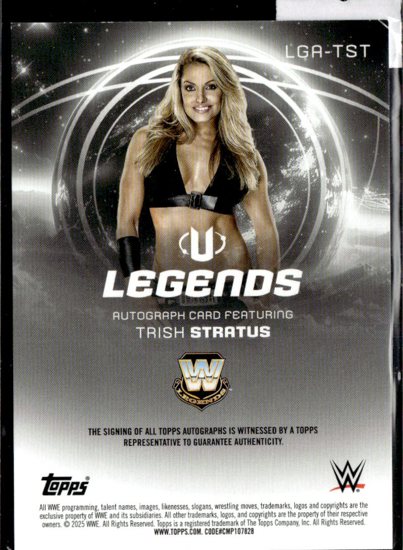 TRISH STRATUS - AUTO  - 2025 TOPPS UNIVERSE WWE