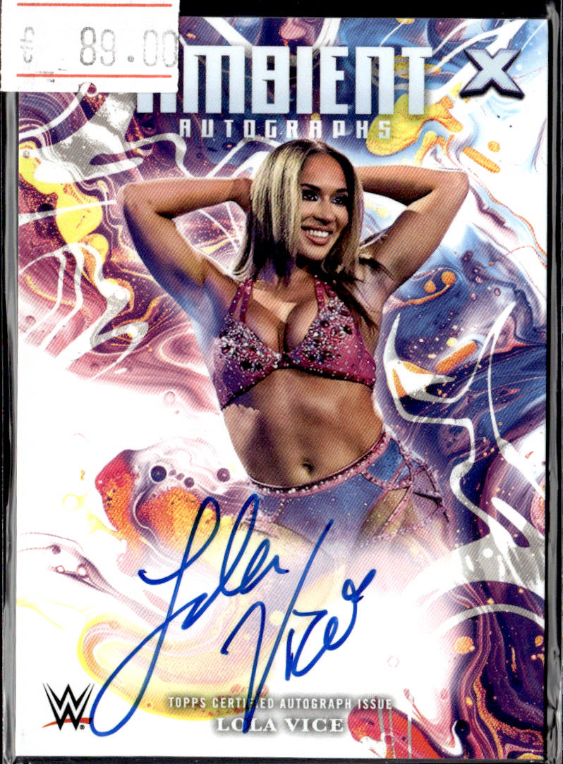 LOLA VICE - AUTO - 2025 TOPPS EXALTED WWE