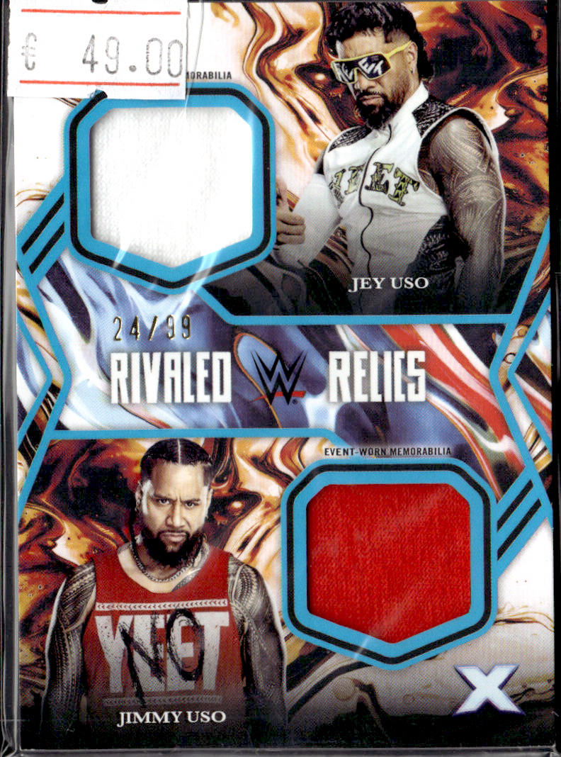 JEY USO JIMMY USO  - PATCH /99 - 2025 TOPPS EXALTED WWE