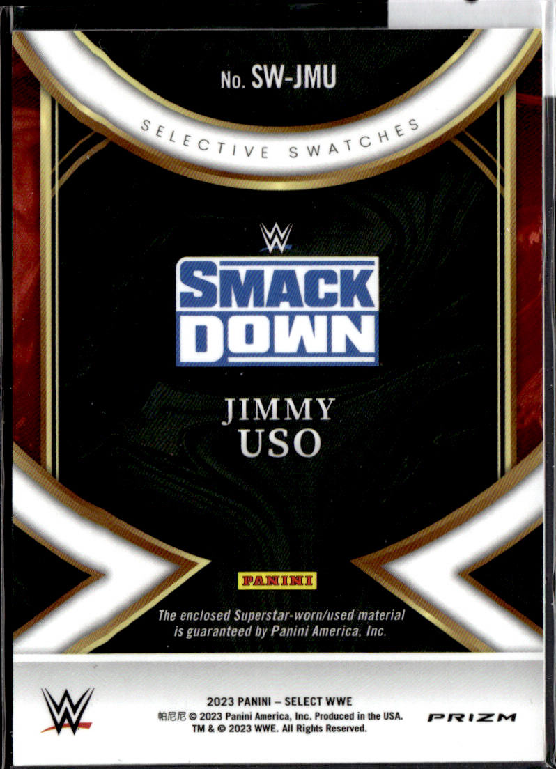 JIMMY USO - PATCH - 2023 PANINI SELECT WWE