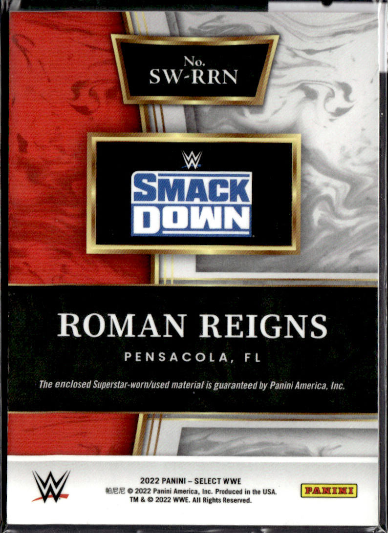 ROMAN REIGNS - PATCH - 2023 PANINI SELECT WWE