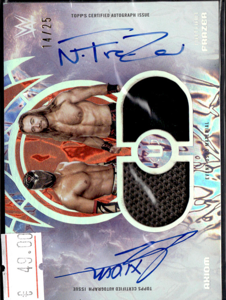 AXIO NATHAN FRAZER - DOUBLE AUTO /25 - 2025 TOPPS UNIVERSE