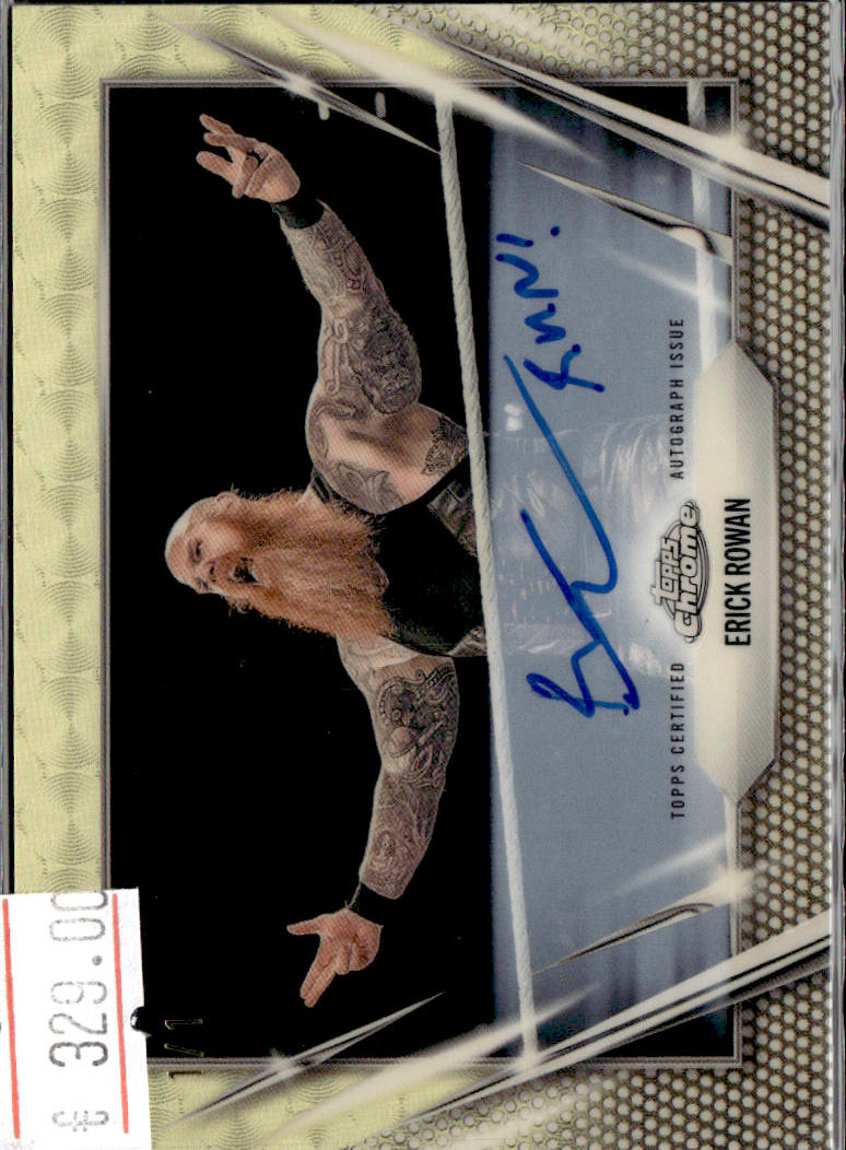 ERICK ROWAN - AUTO 1/1 - 2026 TOPPS CHROME WWE
