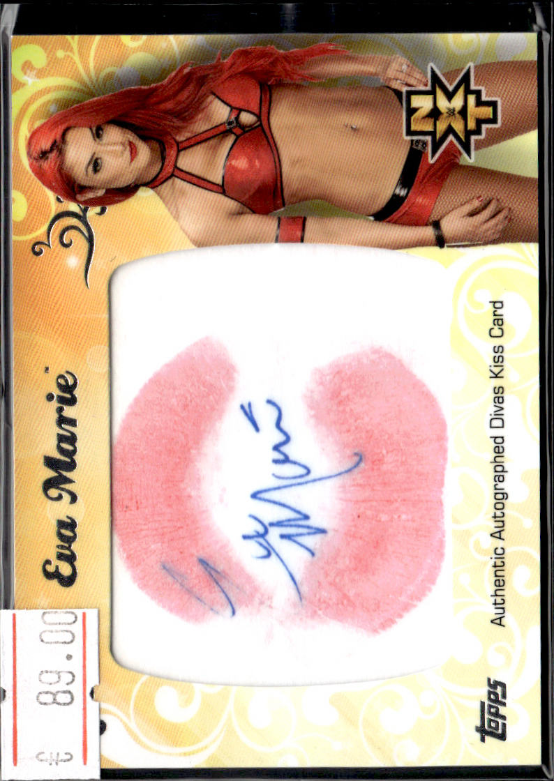EVA MARI - KISS CARD AUTO /25  - 2016 TOPPS WWE