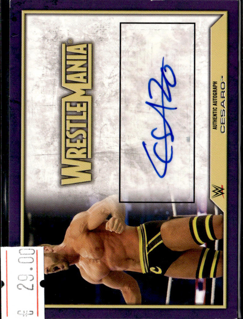 CESARO - AUTO - 2014 TOPPS WWE
