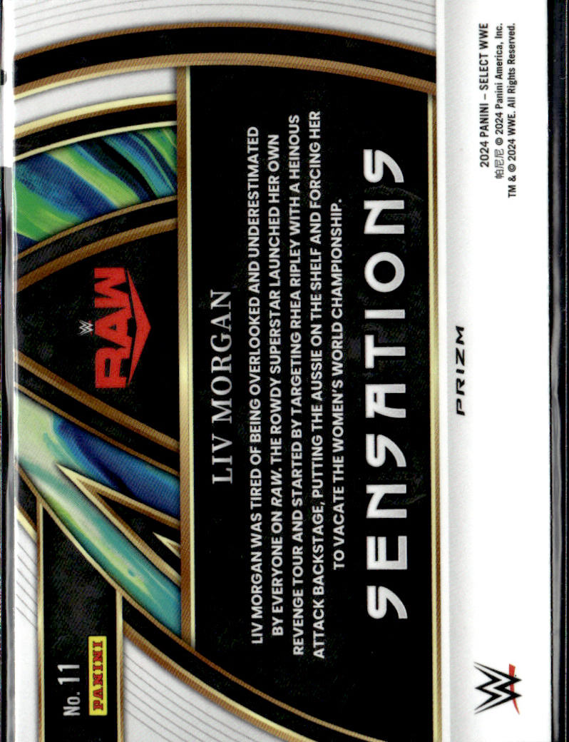 LIV MORGAN - INSERT - 2024 PANINI SELECT WWE