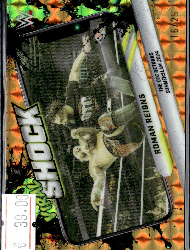 ROMAN REIGNS - SHOCK /25 - 2026 TOPPS CHROME WWE