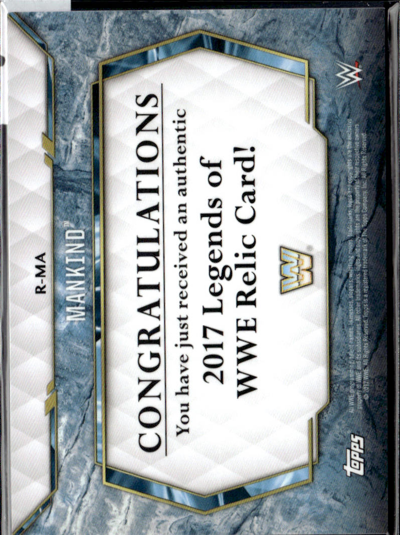 MANKIND - PATCH /150 - 2017 TOPPS  WWE