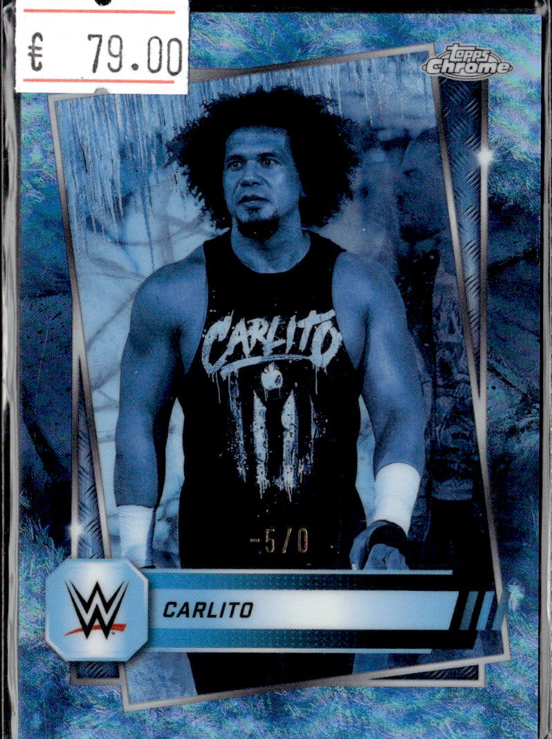 CARLITO - FROZEN FRACTOR -5/0  - 2025 TOPPS WWE