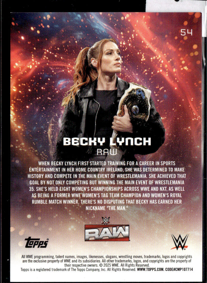 BECKY LYNCH - /50 - 2026 TOPPS UNIVERSE WWE