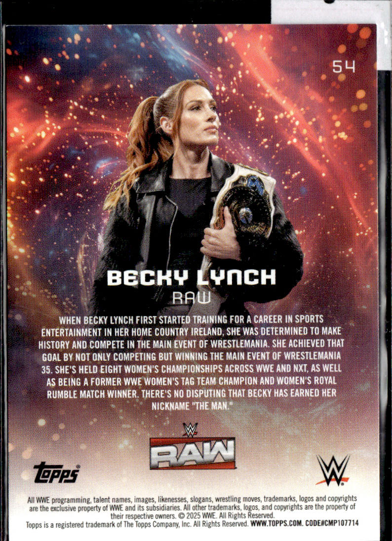 BECKY LYNCH - /399 - 2026 TOPPS UNIVERSE WWE