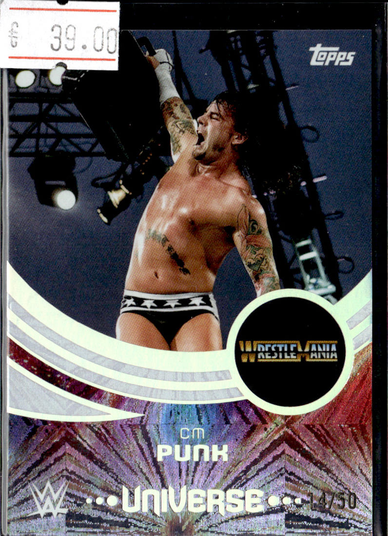 CM PUNK - /50 - 2026 TOPPS UNIVERSE WWE