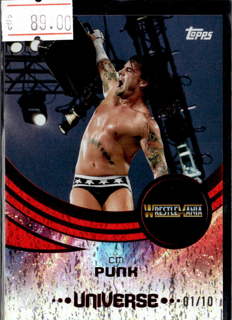 CM PUNK - /10 - 2026 TOPPS UNIVERSE WWE