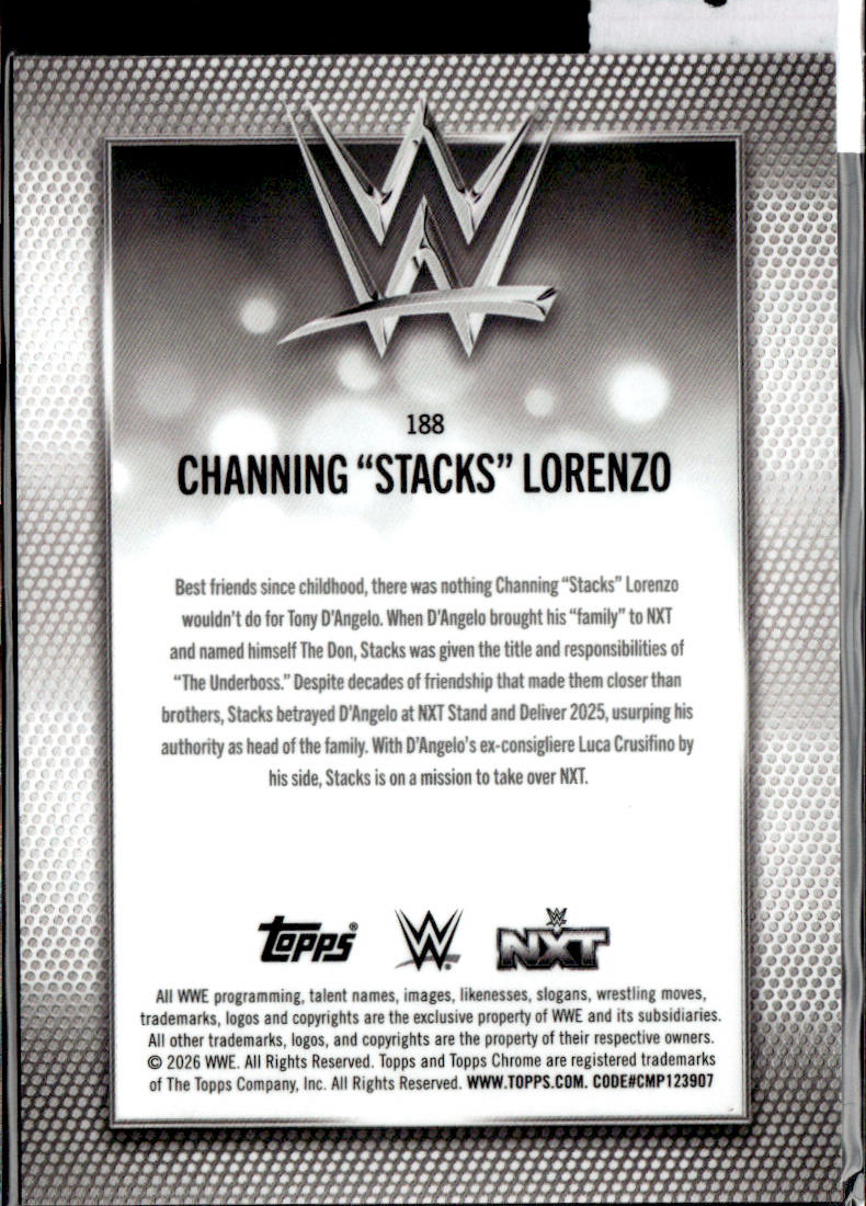 CHANNING " STACKS " LORENZO - /10 - 2026 TOPPS WWE