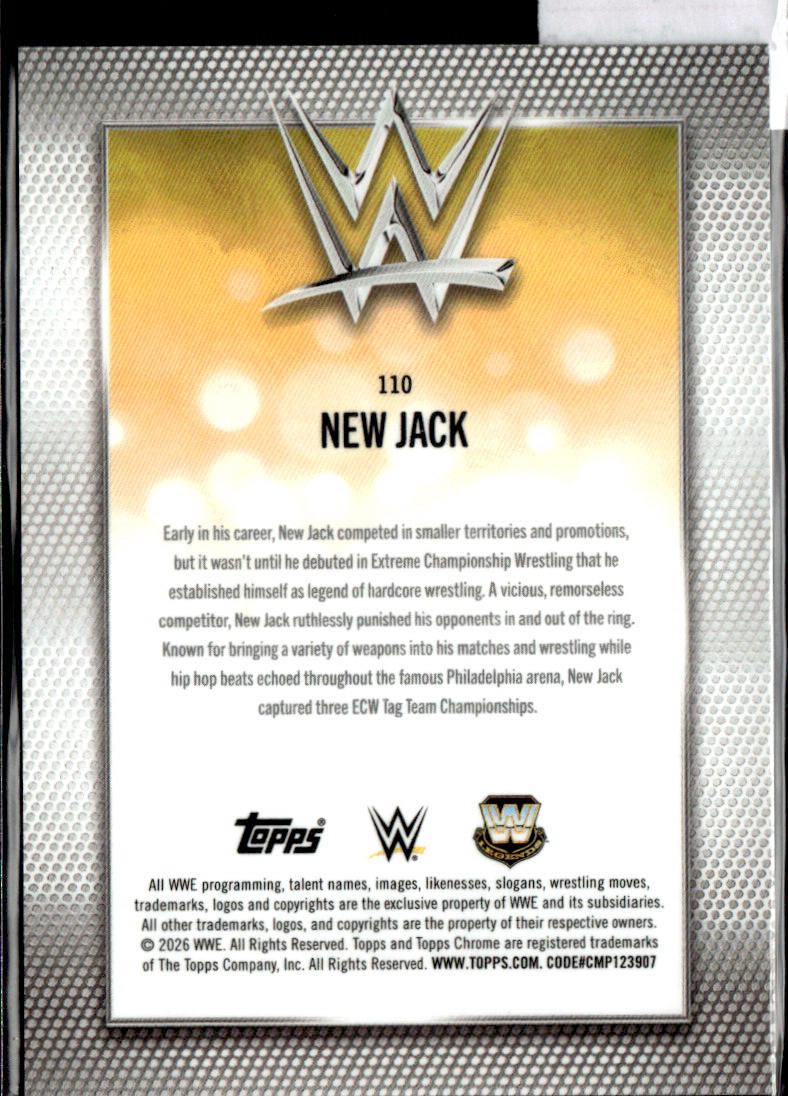 NEW JACK - /25 - 2026 TOPPS CHROME WWE