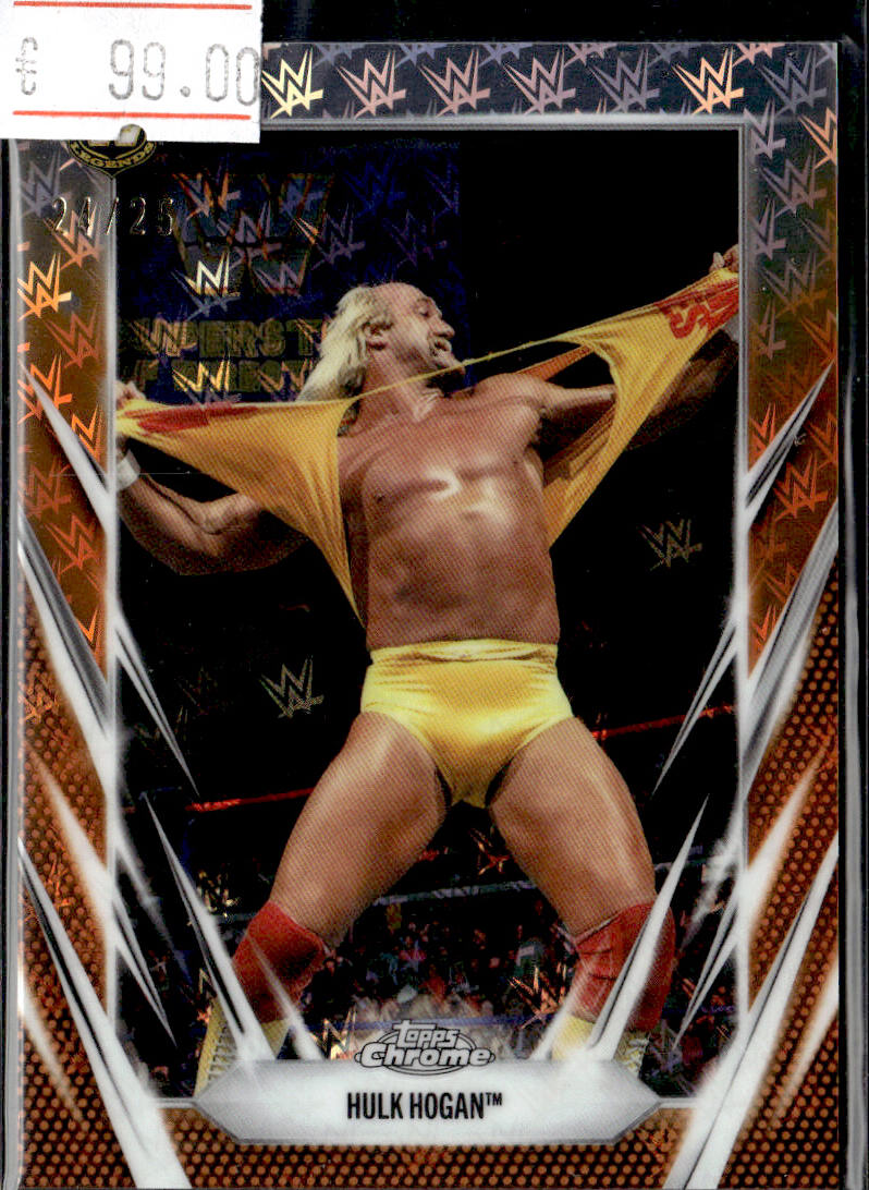 HULK HOGAN - LOGO FRACTOR /25  - 2026 TOPPS FINEST WWE