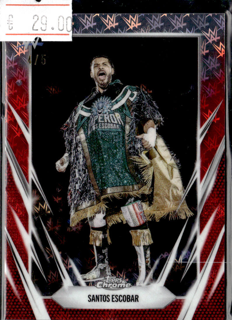 SANTOS ESCOBAR - LOGO FRACTOR /5 - 2026 TOPPS CHROME WWE