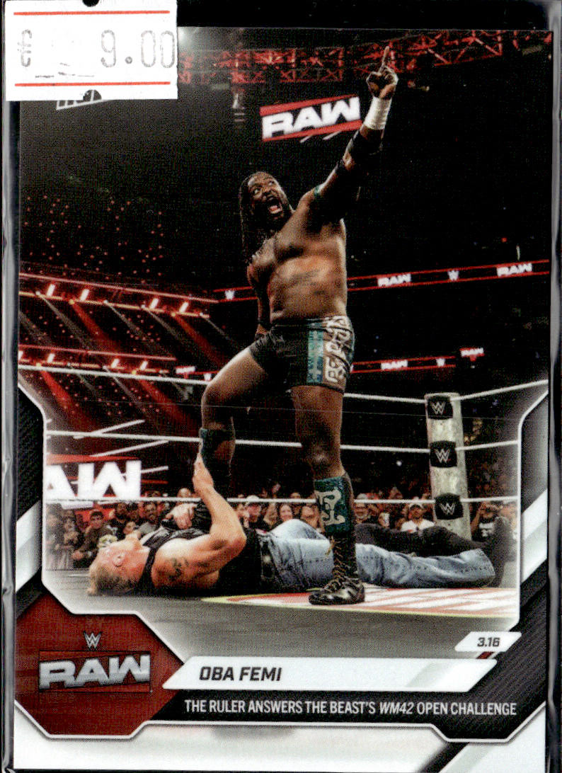 OBA FEMI - TOPPS NOW - 2026 TOPPS NOW WWE