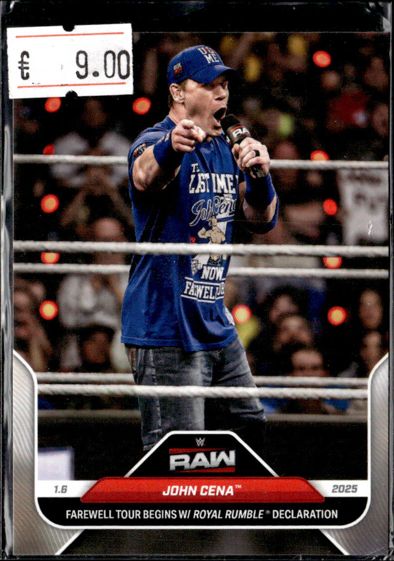 JOHN CENA - TOPPS NOW - 2025 TOPPS NOW WWE