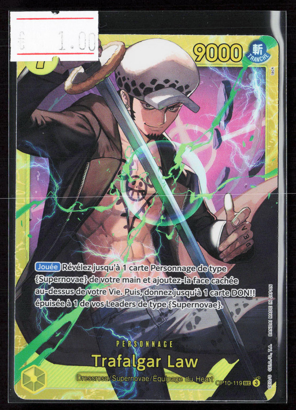 TRAFALGAR LAW - OP10-119 - OP10 FR