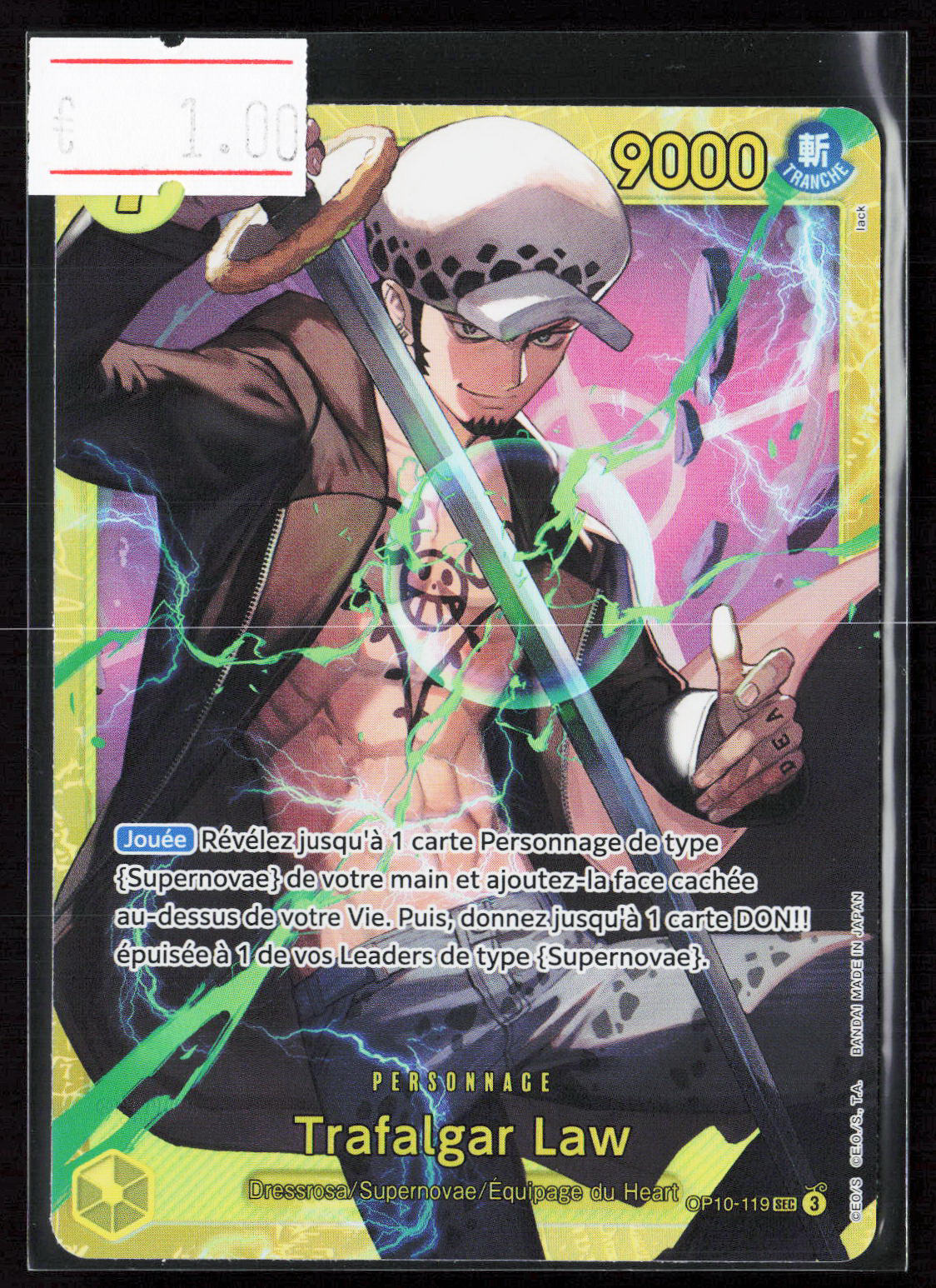 TRAFALGAR LAW - OP10-119 - OP10 FR