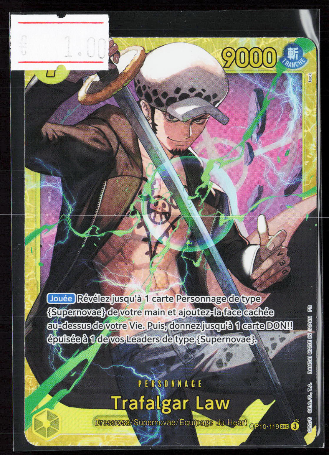 TRAFALGAR LAW - OP10-119 - OP10 FR