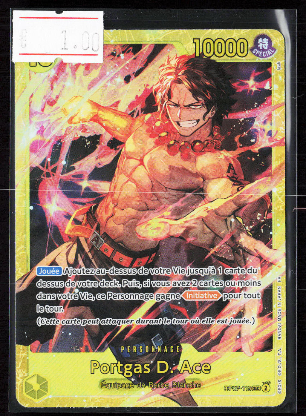PORTGAS D. ACE - OP07-119 - OP10 FR
