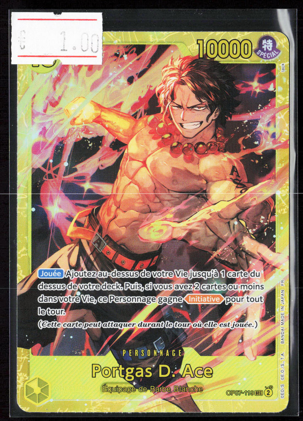 PORTGAS D. ACE - OP07-119 - OP10 FR