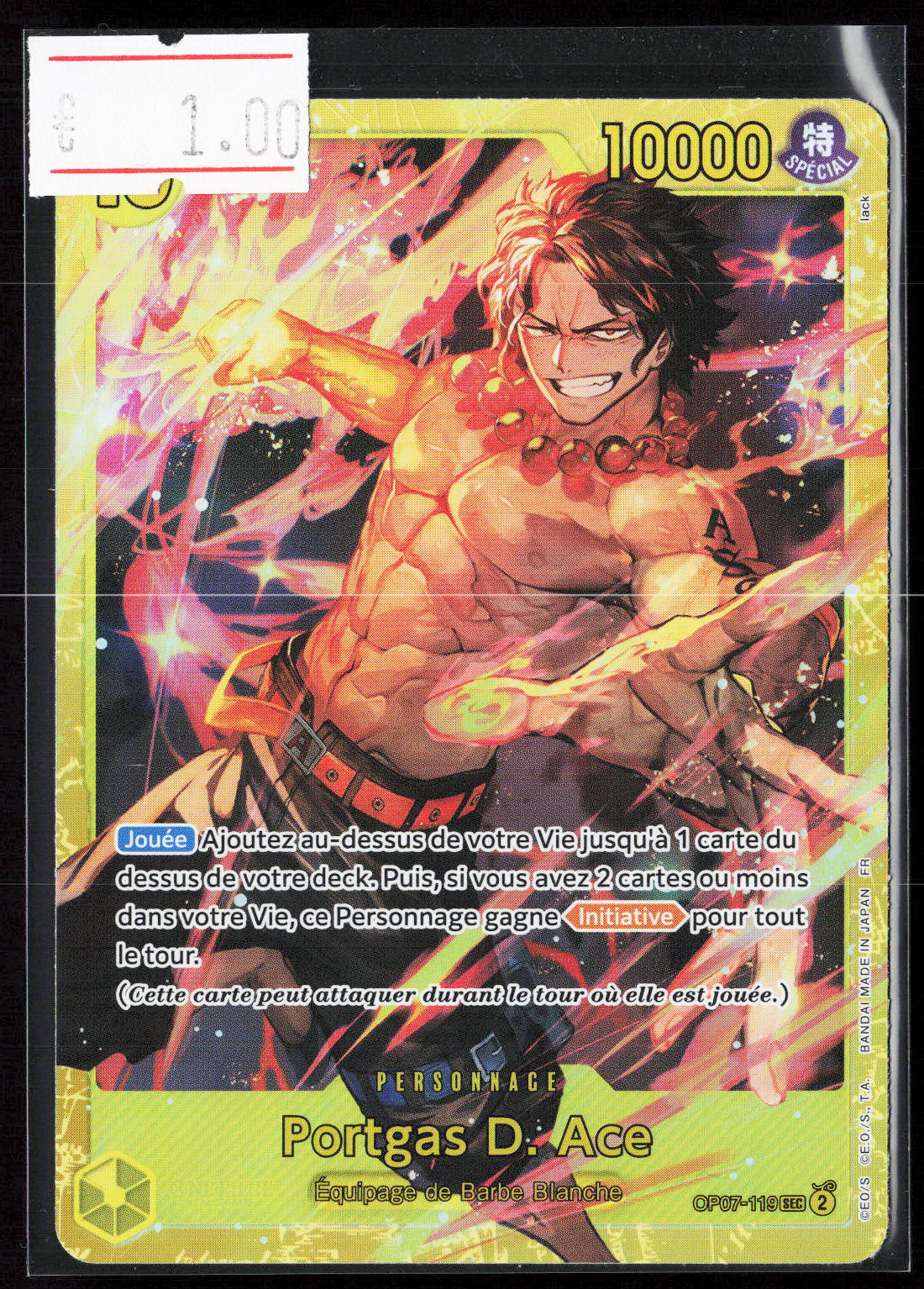 PORTGAS D. ACE - OP07-119 - OP10 FR